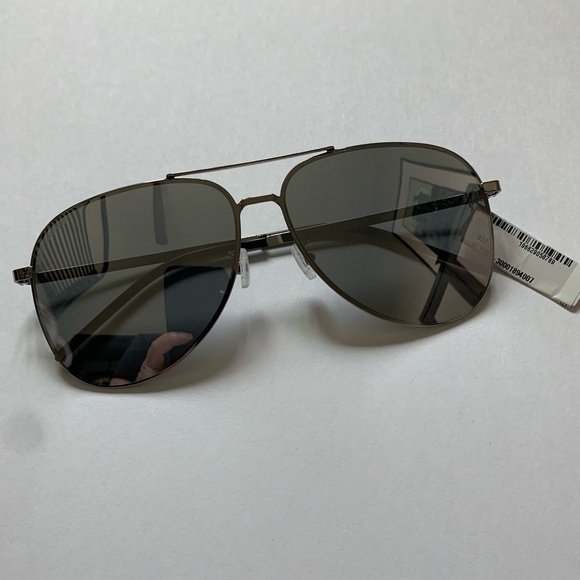 Saint Laurent™ CLASSIC 11 Silver Metal Mirrored Sunglasses NWT - Picture 6 of 16